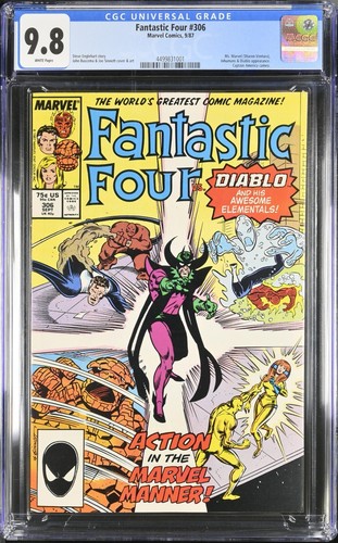 Fantastic four 306 cgc 8 - four, 9.8
