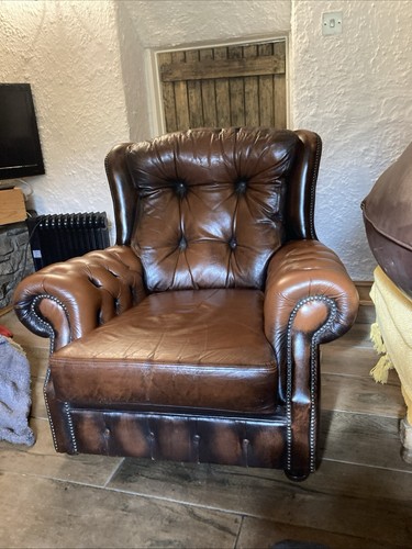 Leather armchair - leather,