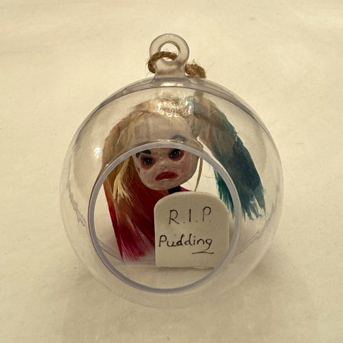 Clear plastic halloween - clear,
