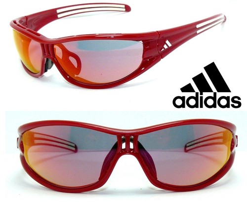 Adidas sunglasses red blue - red,