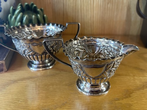 Superb solid silver milk jug - milk, &