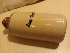 Vintage Stone Hot Water Bottle/Footwarmer/Bed Warmer Small