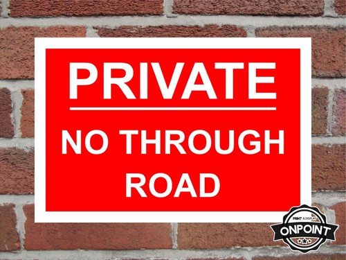 Private through road - through,