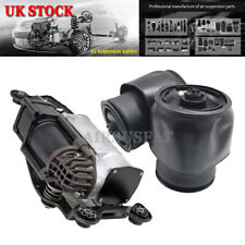 Pair Rear Air Suspension Spring Bags & Air Compressor Pump for BMW X5 F15 X6 F16