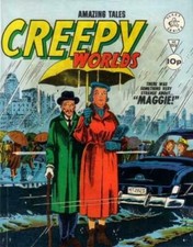 Creepy Worlds (1962) # 155 UK Reprint (1951) (5.0-VGF) Writing on back cover