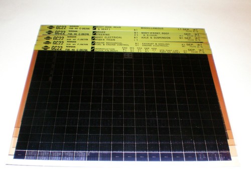 Microfiche spare parts catalog - microfiche,