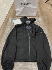 Prada Re-Nylon Windbreaker In Black - Size 50 M