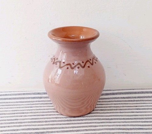 Vintage rustic pink glazed - pink,
