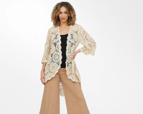 Nina leonard crochet cardigan - nina,