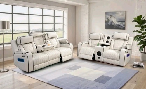 Osman smart leather seater - leather, 3+2