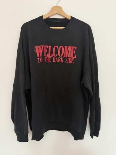 R13 black pullover sweatshirt - pullover,