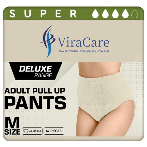 Cream incontinence pants - 14,