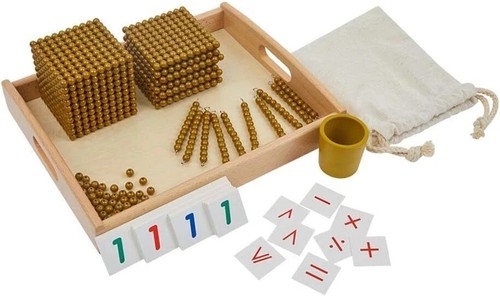 Montessori math beads toys - montessori,