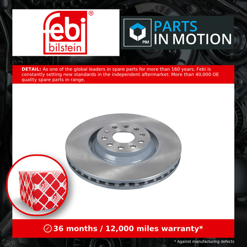 Brake discs pair vented - discs,