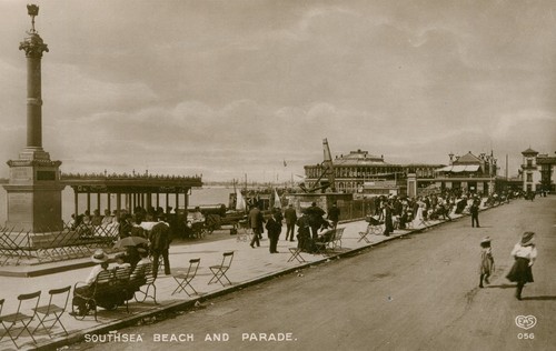 Southsea beach and parade - beach,