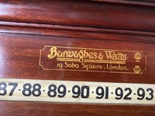 Antique Billiard/Snooker Scoreboard in Mahogany by Burroughes & Watts c1890