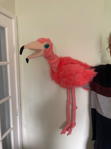 Large hand puppet squawking - puppet,,