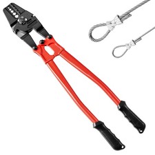 VEVOR 24'' Hand Swager Swaging Crimping Tool Wire Rope Cable Swage 1.5mm- 5mm
