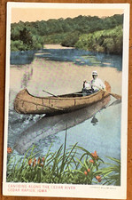 Canoe On Cedar River, Cedar