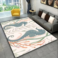 Seahorse Seagrass Blue Ocean