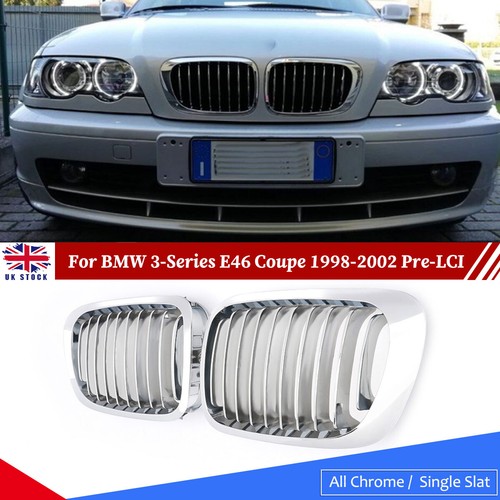 Chrome front kidney grille - chrome,