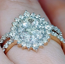 9ct gold hallmarked 1.00 carat