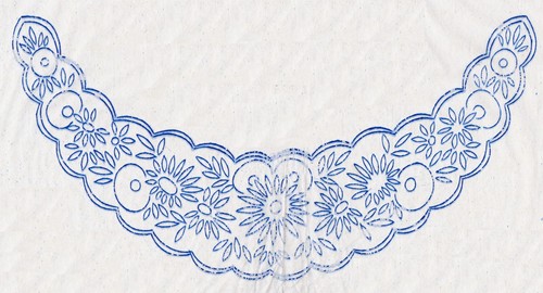 Vintage embroidery transfer - vintage,