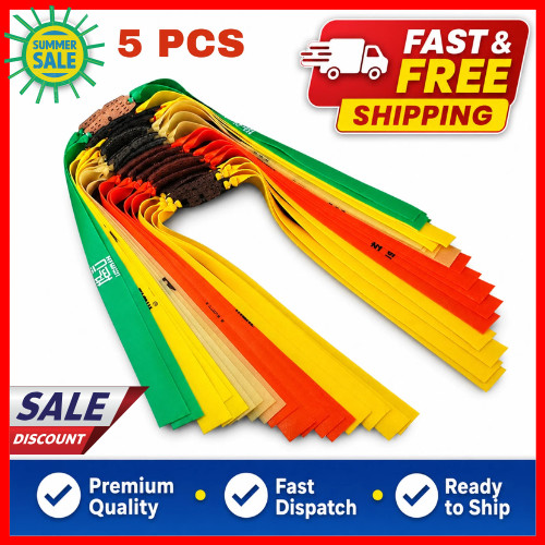 Flat rubber bands slingshot - flat,
