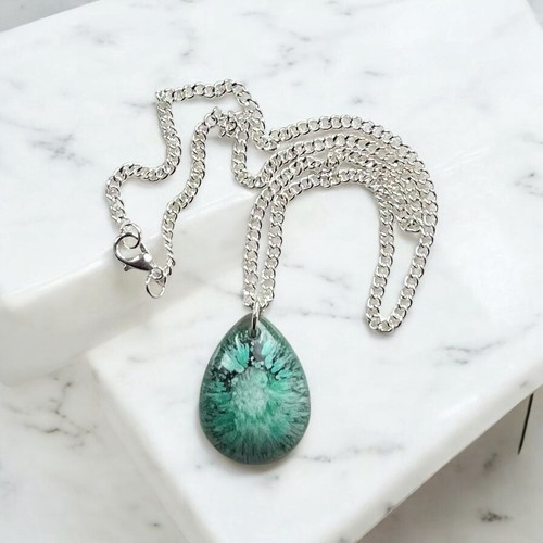 Handmade resin green - resin,