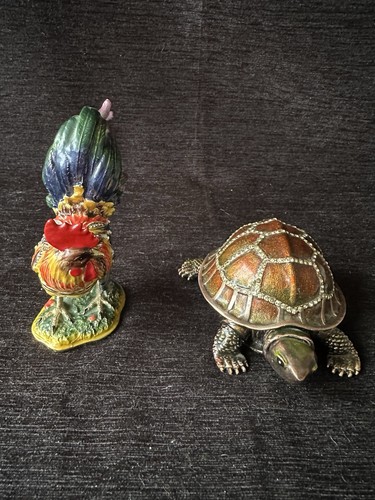 Trinket boxes cockerel and - boxes,