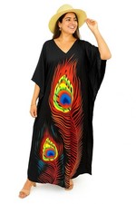 Free Size Kaftan Beach Cover up fits 14,16,18,20,22,24