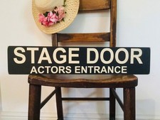 Stage Door Sign actors