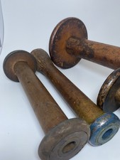 4 Vintage Large Wood Wool Yarn