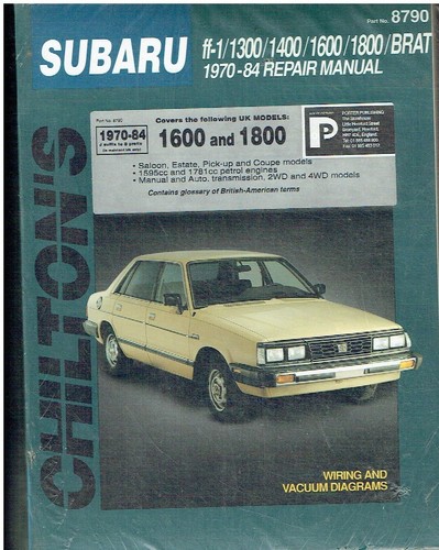 Subaru leone mk1 mk2 - mk1, brat