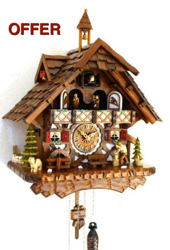Cuckoo clock black - clock,