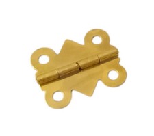 10x GOLD Hinges DollHouse Door