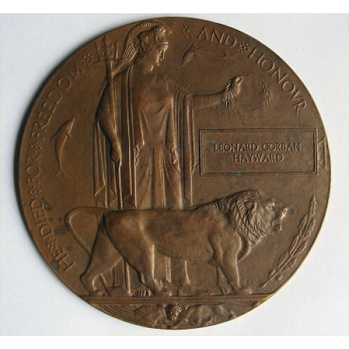 Ww1 death penny plaque - death,