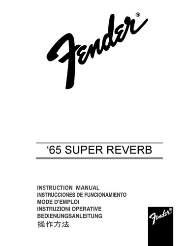 Operating instructions guitar - operating,