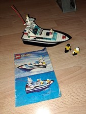 LEGO 4012 Wave Cops Police Boat Vintage 1996 With Minifigures & Instructions