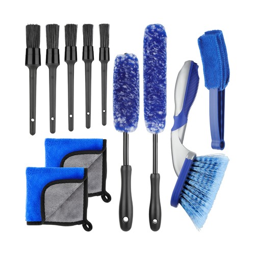 Car wheel detailing brush - car,