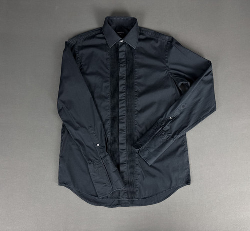 Jaeger black tuxedo shirt - jaeger,