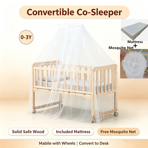 Bedside sleeper baby - co‑sleeper,