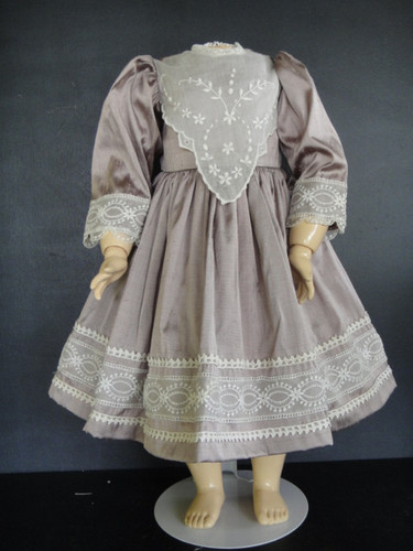 Purple silk dress for vintage - dress,