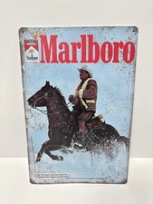 Marlboro Cigarette Tin Sign