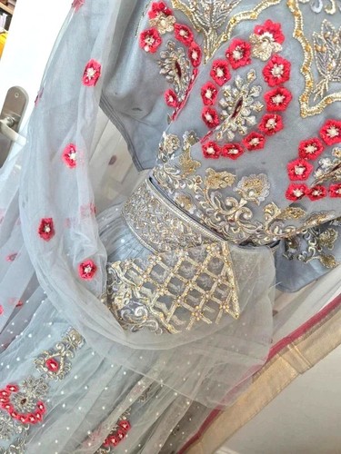 Unstitched bridal lengha - unstitched,