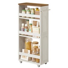4 Tier Slim Storage Trolley