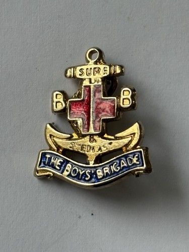 Old boys brigade badge - old,