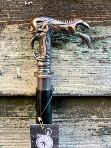 Alien handle cane antique - handle,