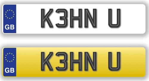 Khan private number plate - khan,
