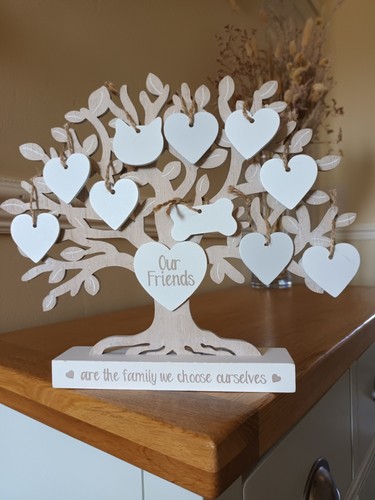 Wooden family tree with - wooden,